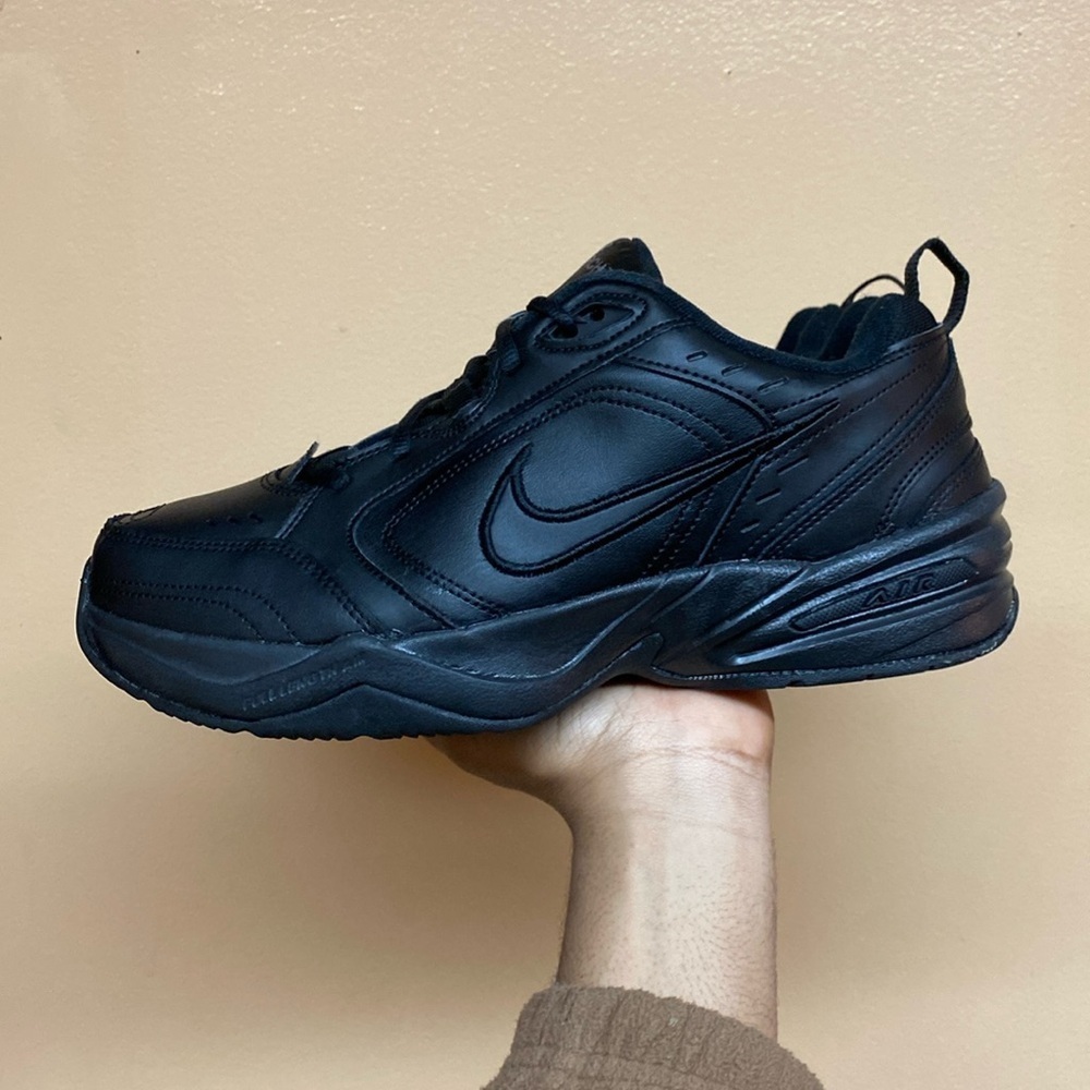 Nike Air Monarch IV “Black Metallic Silver” Size 9.5 Wide 416355-001 - Picture 3 of 17